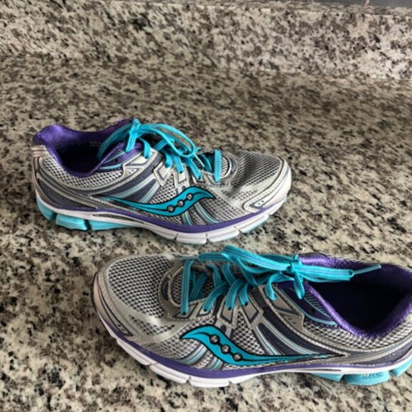 Share Saucony Omni 13 blue/purple running shoes (size 10 women), running, SALE! - Picture 9 of 10